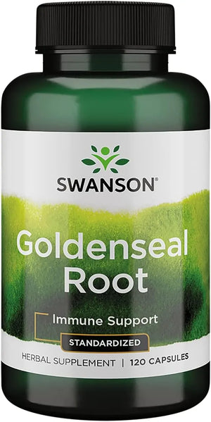 SWANSON - Swanson Goldenseal Root 120 Capsulas - The Red Vitamin MX - Suplementos Alimenticios - {{ shop.shopifyCountryName }}