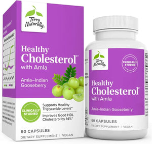 TERRY NATURALLY - Terry Naturally Healthy Cholesterol with Amla 60 Capsulas - The Red Vitamin MX - Suplementos Alimenticios - {{ shop.shopifyCountryName }}