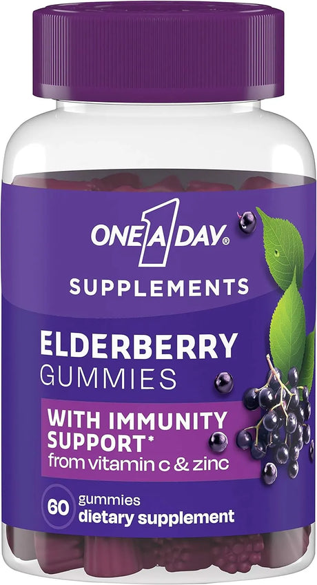 ONE A DAY - One A Day Elderberry Gummies with Immunity Support from Vitamin C and Zinc 60 Gomitas - The Red Vitamin MX - Suplementos Alimenticios - {{ shop.shopifyCountryName }}