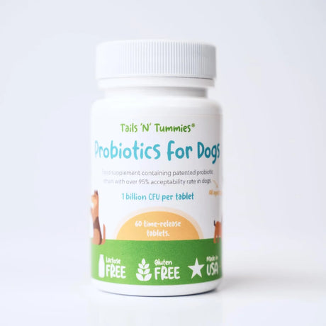 TAILS N TUMMIES - Tails N Tummies Probiotics for Dogs 60 Tabletas - The Red Vitamin MX - Probióticos Para Perros - {{ shop.shopifyCountryName }}