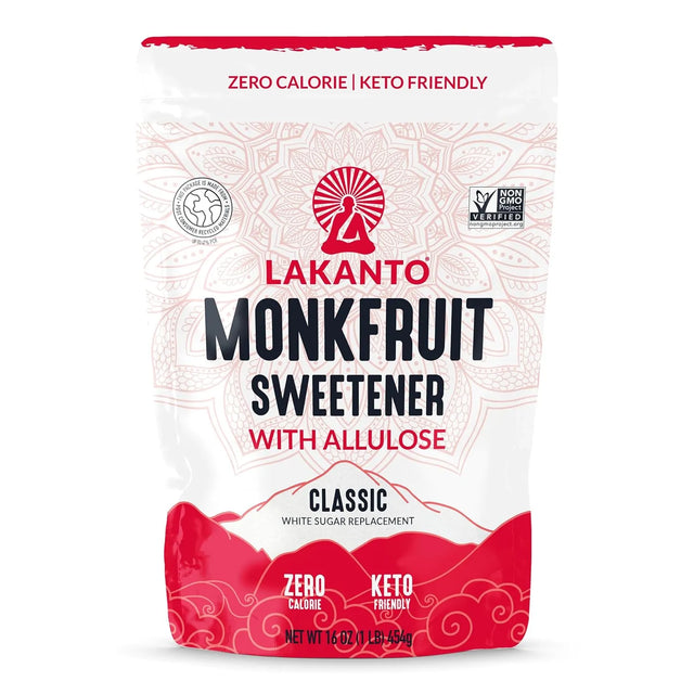 LAKANTO - Lakanto Classic Monk Fruit Sweetener 454Gr. - The Red Vitamin MX - Suplementos Alimenticios - {{ shop.shopifyCountryName }}