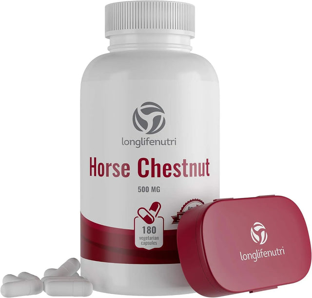 LONGLIFENUTRI - LongLifeNutri Horse Chestnut Extract 500Mg. 180 Capsulas - The Red Vitamin MX - Suplementos Alimenticios - {{ shop.shopifyCountryName }}