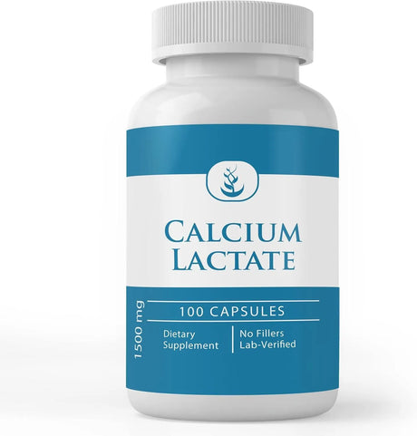 PURE ORIGINAL INGREDIENTS - Pure Original Ingredients Calcium Lactate 100 Capsulas - The Red Vitamin MX - Suplementos Alimenticios - {{ shop.shopifyCountryName }}