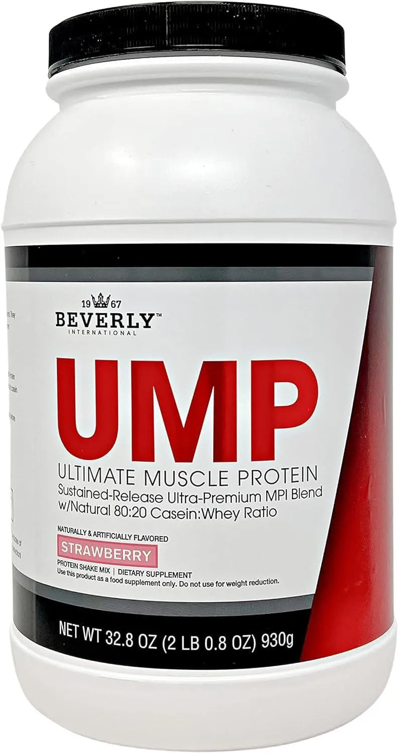 BEVERLY INTERNATIONAL - Beverly International UMP Protein Powder Unique Whey-Casein Ratio Strawberry 930Gr. - The Red Vitamin MX - Suplementos Alimenticios - {{ shop.shopifyCountryName }}