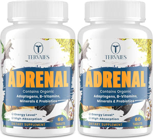 TERVAIES - Tervaies Adrenal Support 60 Tabletas 2 Pack - The Red Vitamin MX - Suplementos Alimenticios - {{ shop.shopifyCountryName }}