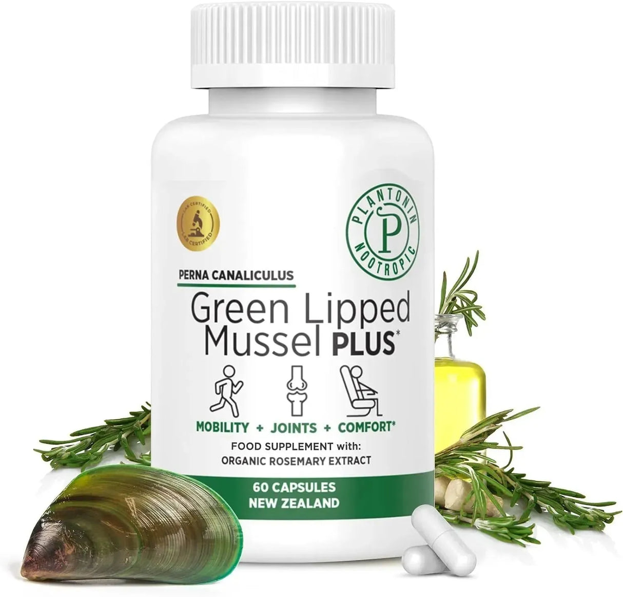 PLANTONIN - Plantonin New Zealand Green Lipped Mussel 60 Capsulas - The Red Vitamin MX - Suplementos Alimenticios - {{ shop.shopifyCountryName }}