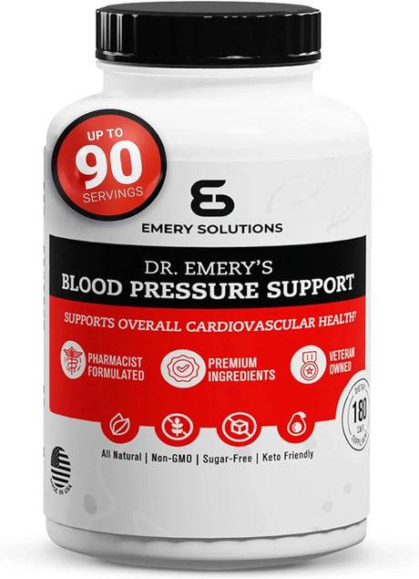 DR EMERY'S - Dr Emery's Blood Pressure Support 180 Capsulas - The Red Vitamin MX - Suplementos Alimenticios - {{ shop.shopifyCountryName }}