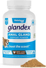 Vetnique Labs Glandex Dog Fiber Supplement Powder Beef Liver 114Gr.