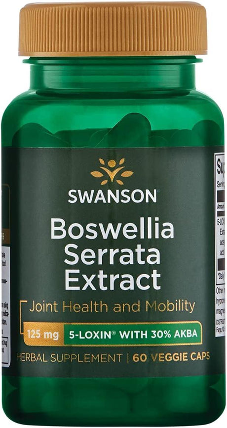 SWANSON - Swanson Boswellia Serrata Extract 125Mg. 60 Capsulas - The Red Vitamin MX - Suplementos Alimenticios - {{ shop.shopifyCountryName }}