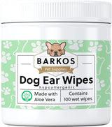 BARKOS - BARKOS Dog Ear Cleaner Wipes 100 Toallitas - The Red Vitamin MX - Cuidado Del Oído De Perros - {{ shop.shopifyCountryName }}