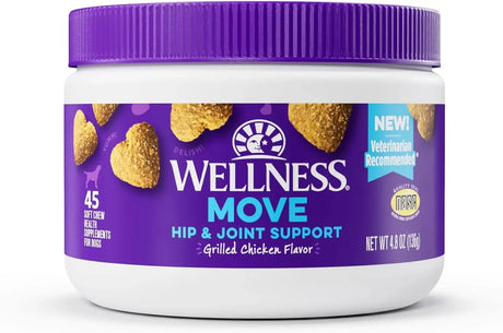 WELLNESS - Wellness Grilled Chicken Flavored Soft Chews Hip & Joint 45 Masticables - The Red Vitamin MX - Cuidado De Cadera Y Articulaciones Para Perros - {{ shop.shopifyCountryName }}