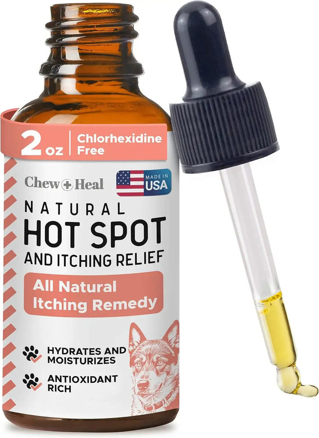 CHEW + HEAL - Chew + Heal Labs Natural Hot Spot Treatment for Dogs 2 Fl.Oz. - The Red Vitamin MX - Remedios Para La Picazón De Perros - {{ shop.shopifyCountryName }}