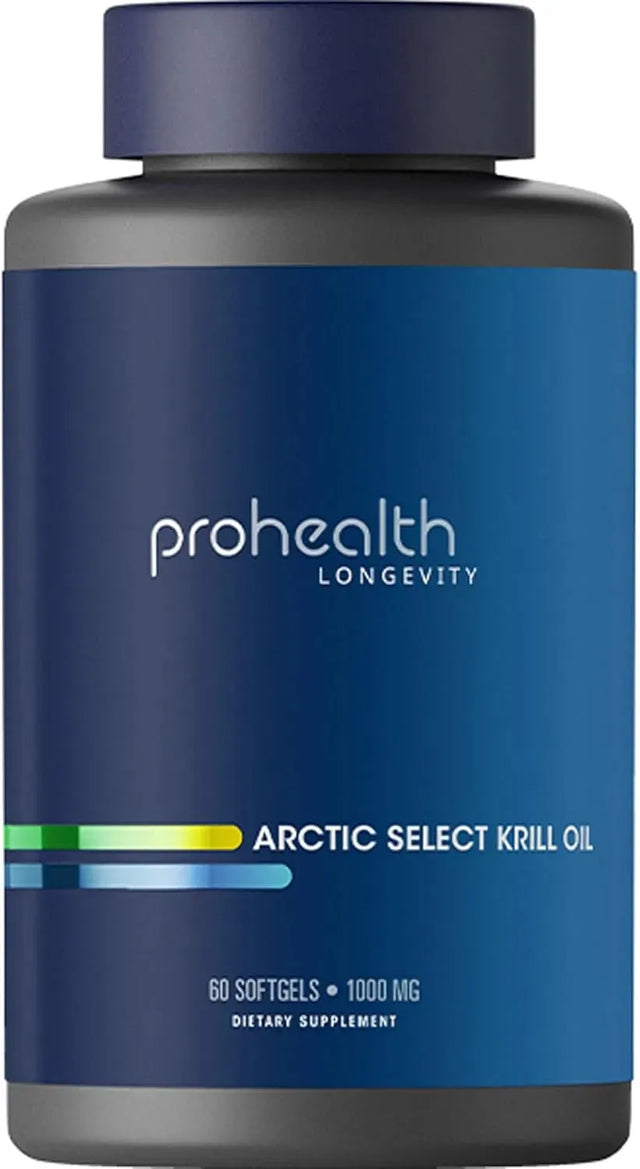 PRO HEALTH LONGEVITY - ProHealth Arctic Select Krill Oil 1000Mg. 60 Capsulas Blandas - The Red Vitamin MX - Suplementos Alimenticios - {{ shop.shopifyCountryName }}