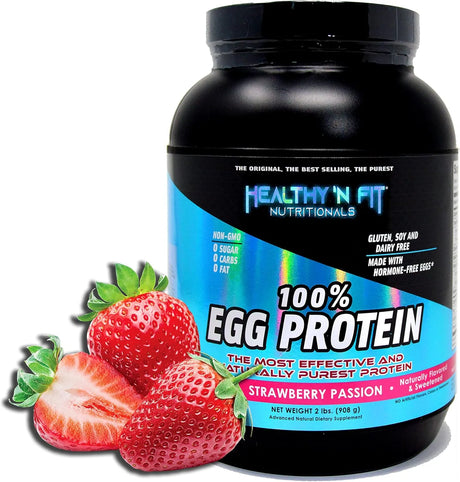 HEALTHY N FIT - Healthy N Fit 100% EGG PROTEIN Strawberry 908Gr. - The Red Vitamin MX - Suplementos Alimenticios - {{ shop.shopifyCountryName }}