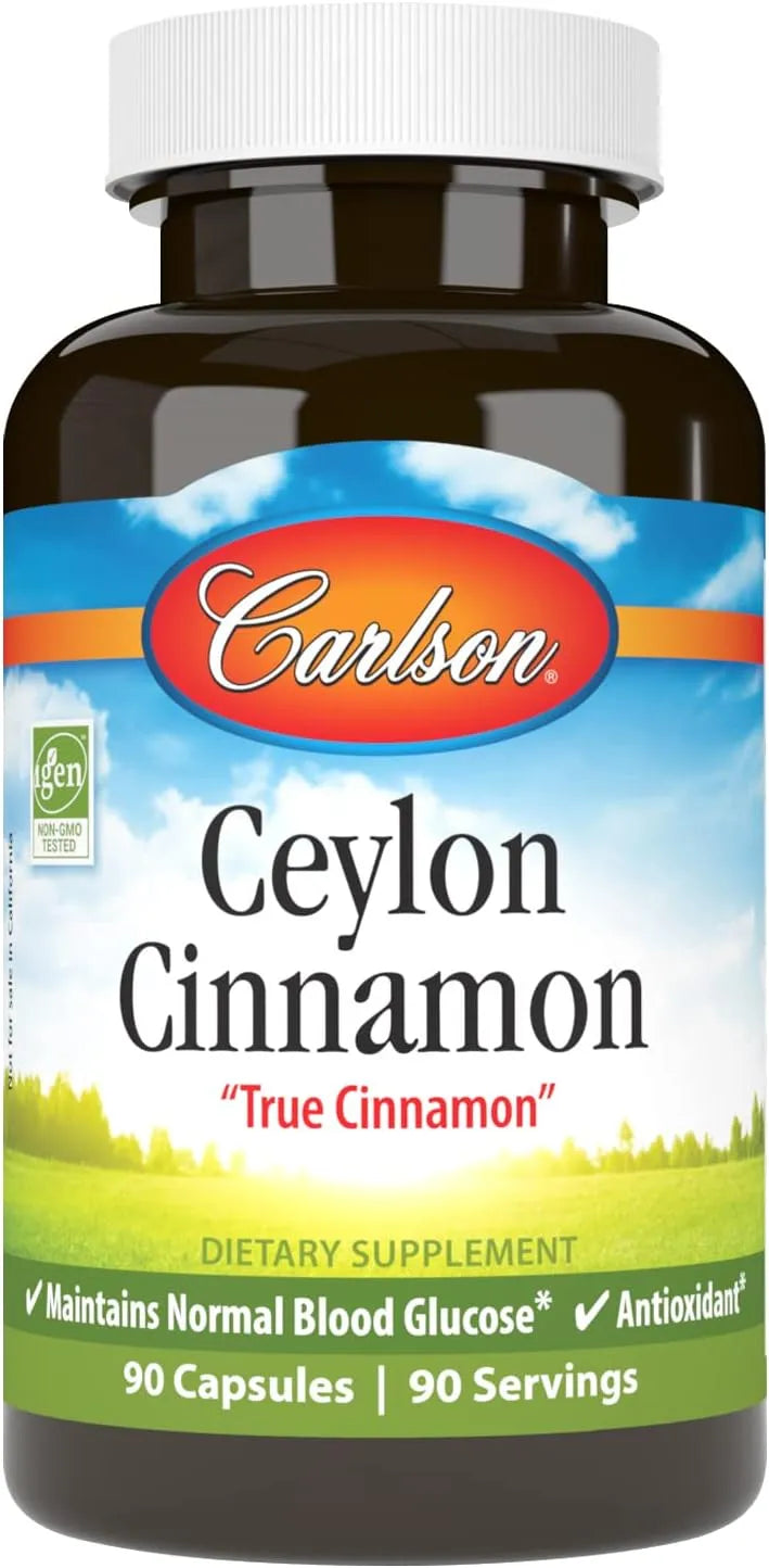 CARLSON - Carlson Ceylon Cinnamon 500Mg. 90 Capsulas - The Red Vitamin MX - Suplementos Alimenticios - {{ shop.shopifyCountryName }}