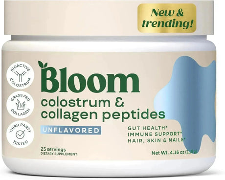 BLOOM NUTRITION - Bloom Nutrition Bovine Colostrum Powder Unflavored 25 Servicios 118Gr. - The Red Vitamin MX - Suplementos Alimenticios - {{ shop.shopifyCountryName }}