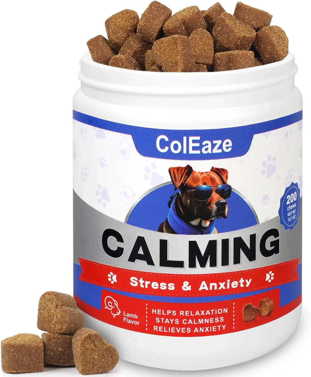 COLEAZE - ColEaze Dog Calming Chews Lamb 200 Masticables - The Red Vitamin MX - Relajantes Para Perros - {{ shop.shopifyCountryName }}