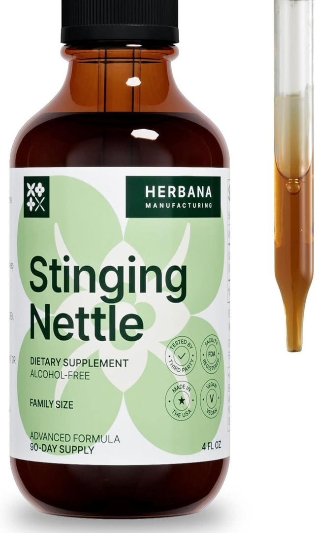 HERBANA - HERBANA Stinging Nettle Leaf and Root 4 Fl.Oz. - The Red Vitamin MX - Suplementos Alimenticios - {{ shop.shopifyCountryName }}