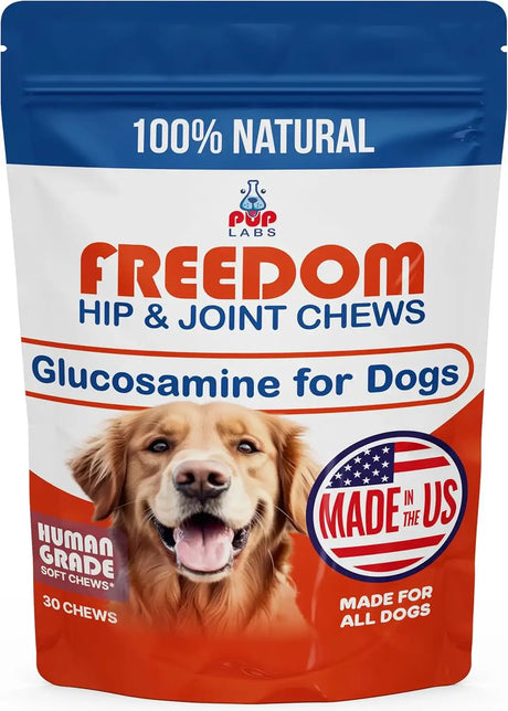 PUP LABS - Pup Labs Freedom Joint Chews 30 Masticables - The Red Vitamin MX - Cuidado De Cadera Y Articulaciones Para Perros - {{ shop.shopifyCountryName }}