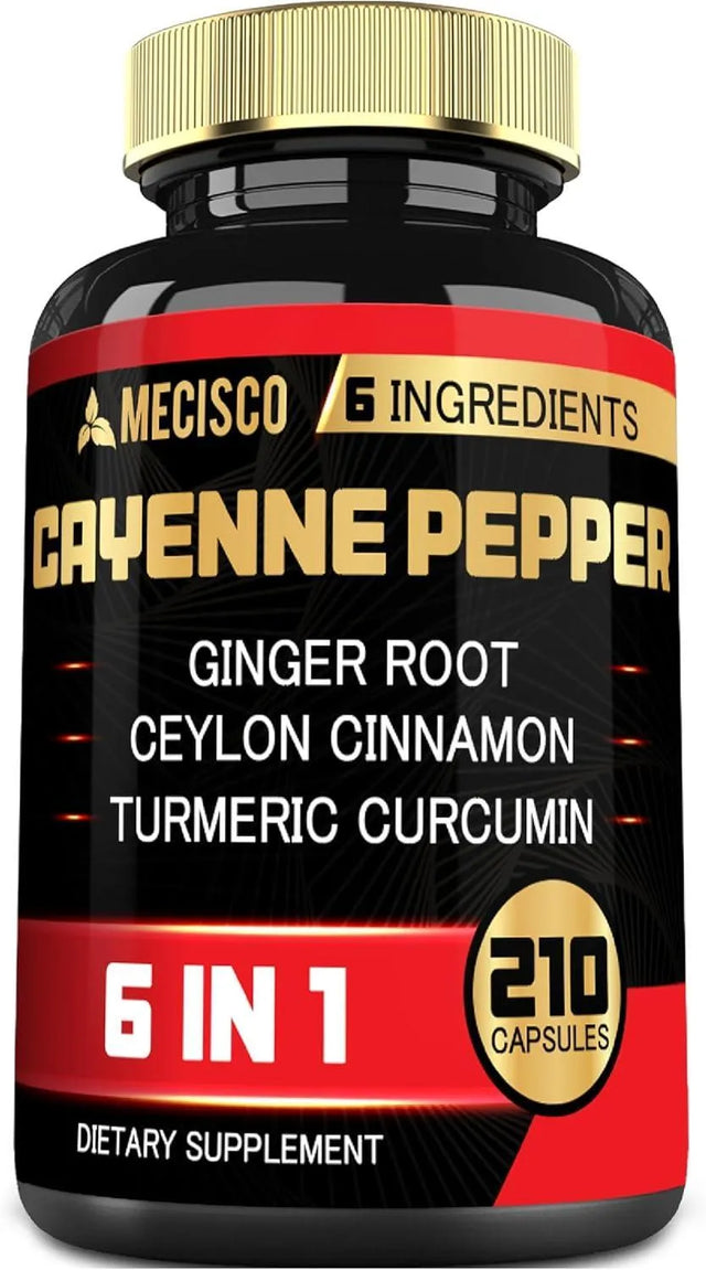 MECISCO - Mecisco 6in1 Cayenne Pepper 210 Capsulas - The Red Vitamin MX - Suplementos Alimenticios - {{ shop.shopifyCountryName }}