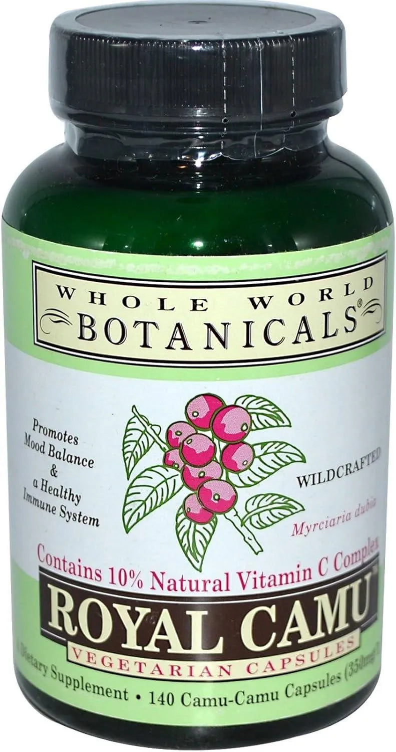 WHOLE WORLD BOTANICALS - Whole World BOTANICALS Royal Camu 140 Capsulas - The Red Vitamin MX - Suplementos Alimenticios - {{ shop.shopifyCountryName }}