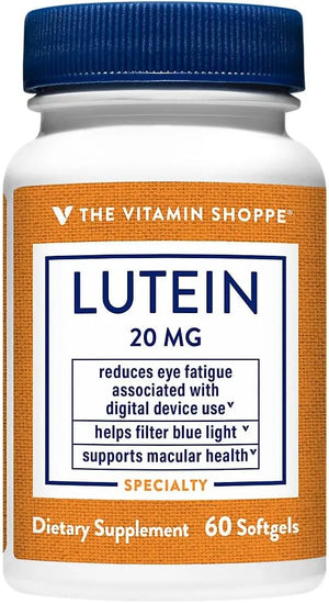 THE VITAMIN SHOPPE - The Vitamin Shoppe Lutein 20Mg. 60 Capsulas Blandas - The Red Vitamin MX - Suplementos Alimenticios - {{ shop.shopifyCountryName }}