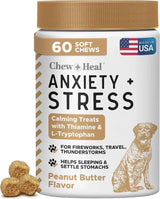CHEW + HEAL - Chew + Heal Labs Calming Chews for Dogs Peanut Butter 60 Masticables - The Red Vitamin MX - Relajantes Para Perros - {{ shop.shopifyCountryName }}