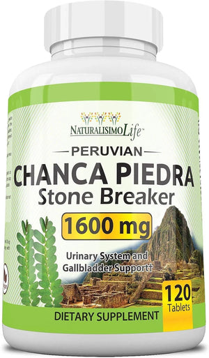 NATURALISIMOLIFE - NaturalisimoLife Chanca Piedra 1600Mg. 120 Tabletas - The Red Vitamin MX - Suplementos Alimenticios - {{ shop.shopifyCountryName }}