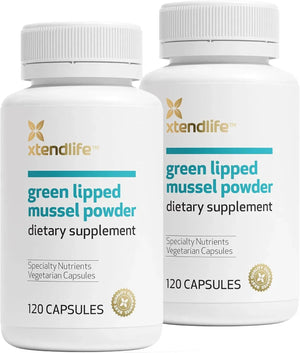 XTENDLIFE - Xtendlife Green Lipped Mussel Powder 2400Mg. 120 Capsulas 2 Pack - The Red Vitamin MX - Suplementos Alimenticios - {{ shop.shopifyCountryName }}