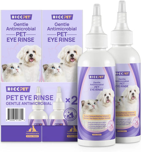 HICC PET - HICC PET Dog Eye Drops 150Ml. 2 Pack - The Red Vitamin MX - Cuidado De Los Ojos De Los Perros - {{ shop.shopifyCountryName }}