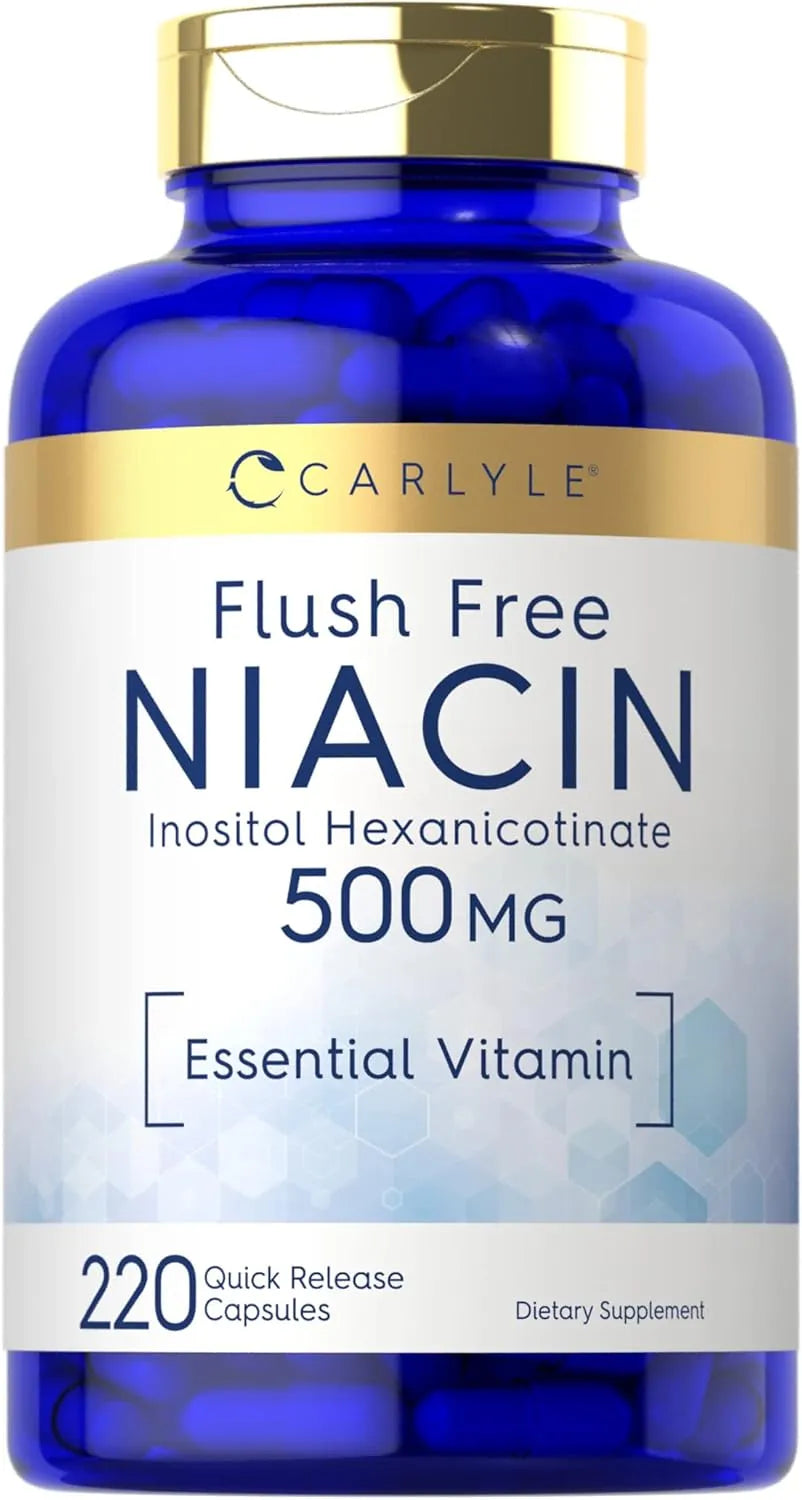 CARLYLE - Carlyle Niacin Flush Free 500Mg. 220 Capsulas - The Red Vitamin MX - Suplementos Alimenticios - {{ shop.shopifyCountryName }}