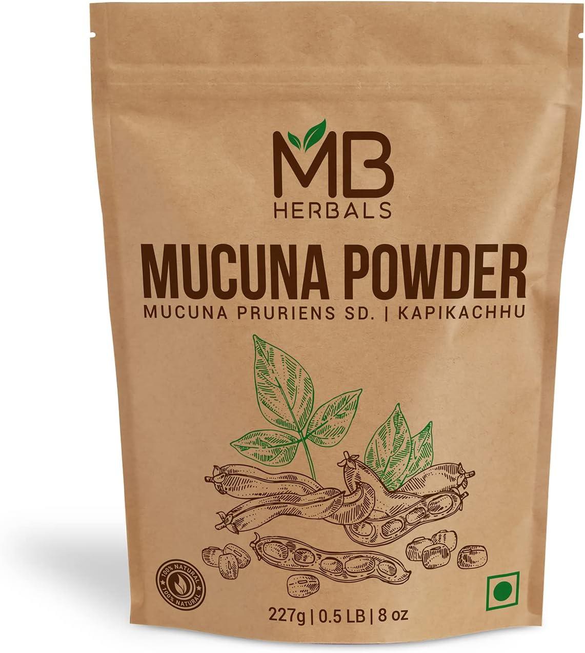 MB HERBALS - MB Herbals Mucuna Powder 227Gr. - The Red Vitamin MX - Suplementos Alimenticios - {{ shop.shopifyCountryName }}