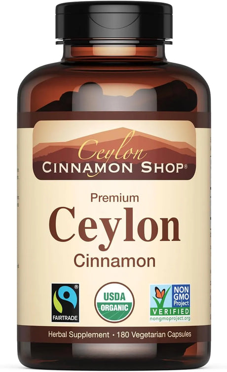 CEYLON CINNAMON SHOP - Ceylon Cinnamon Shop Organic Ceylon Cinnamon 180 Capsulas - The Red Vitamin MX - Suplementos Alimenticios - {{ shop.shopifyCountryName }}