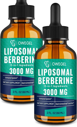 OWEGEL - Owegel Berberine HCL 3,000Mg. 60Ml. 2 Pack - The Red Vitamin MX - Suplementos Alimenticios - {{ shop.shopifyCountryName }}