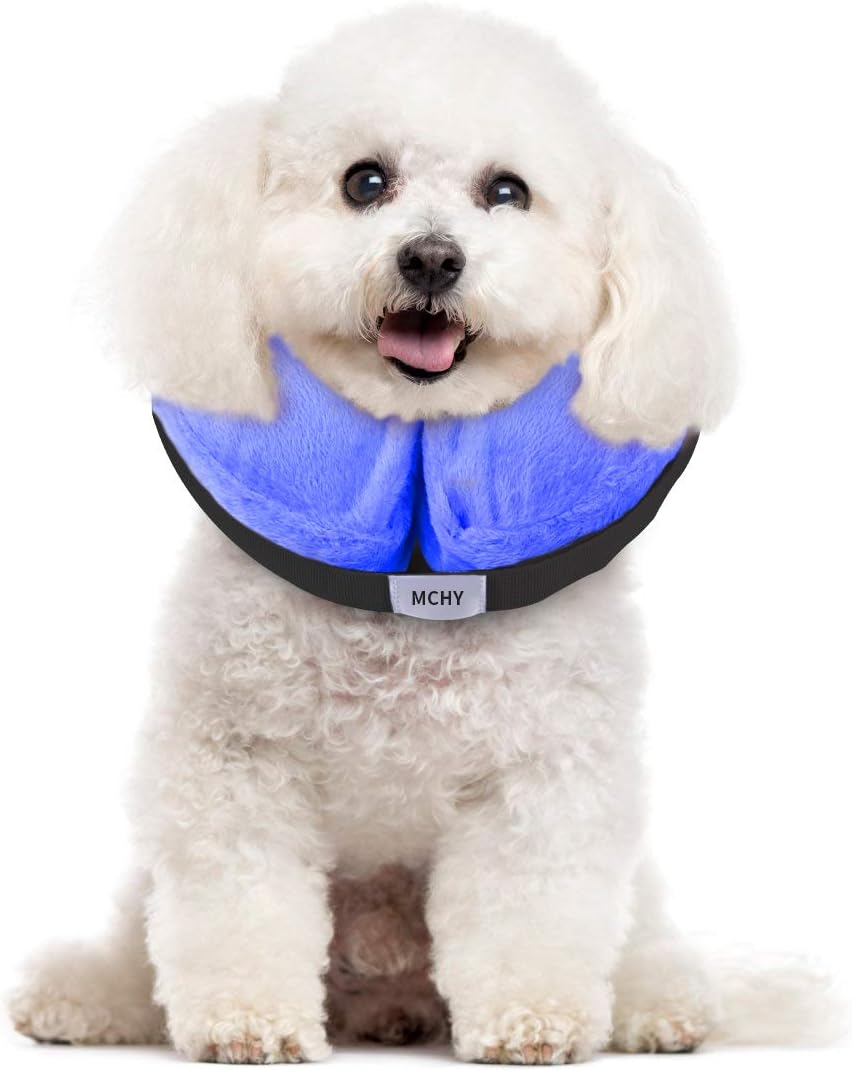MCHY Adjustable Recovery Collar for Dogs SMALL BLUE