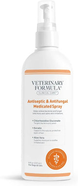 VETERINARY FORMULA - Veterinary Formula Clinical Care Antiseptic and Antifungal Medicated Spray for Dogs & Cats 8 Fl.Oz. - The Red Vitamin MX - Remedios Para La Picazón De Perros - {{ shop.shopifyCountryName }}