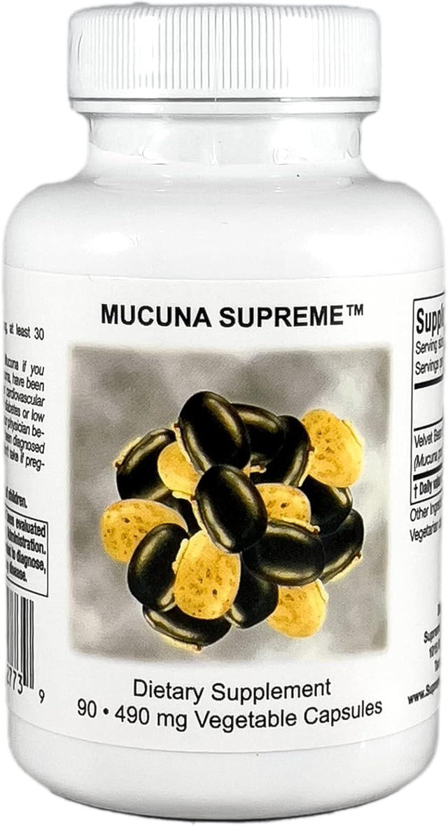 SUPREME NUTRITION - Supreme Nutrition Mucuna Supreme 90 Capsulas - The Red Vitamin MX - Suplementos Alimenticios - {{ shop.shopifyCountryName }}