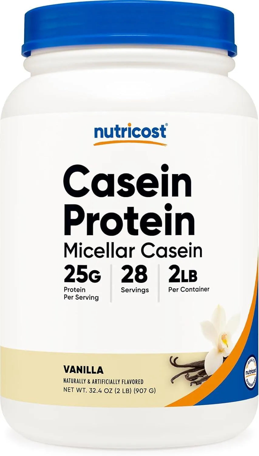 NUTRICOST - Nutricost Casein Protein Powder Vanilla 907Gr. - The Red Vitamin MX - Suplementos Alimenticios - {{ shop.shopifyCountryName }}