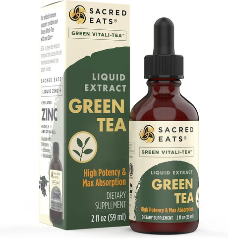 SACRED EATS - Sacred Eats Green Tea Liquid Extract Drops 2 Fl.Oz. - The Red Vitamin MX - Suplementos Alimenticios - {{ shop.shopifyCountryName }}