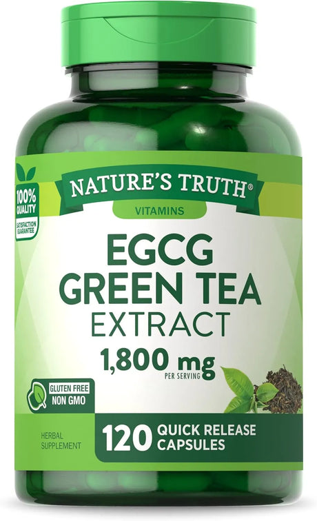 NATURE'S TRUTH - Nature's Truth Green Tea Extract 1800Mg. 120 Capsulas - The Red Vitamin MX - Suplementos Alimenticios - {{ shop.shopifyCountryName }}