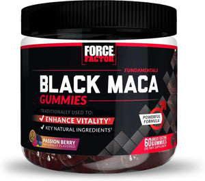 FORCE FACTOR - Force Factor Black Maca Gummies 60 Gomitas - The Red Vitamin MX - Suplementos Alimenticios - {{ shop.shopifyCountryName }}