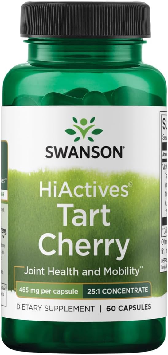 Swanson HiActives Tart Cherry 465Mg. 60 Capsulas