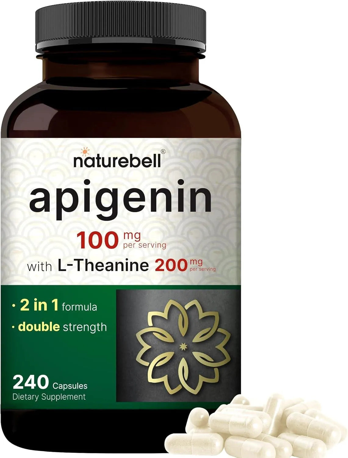 NATUREBELL - NatureBell Apigenin 100Mg. 240 Capsulas - The Red Vitamin MX - Suplementos Alimenticios - {{ shop.shopifyCountryName }}