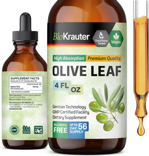 BIOKRAUTER - BIO KRAUTER Olive Leaf Extract Liquid 4 Fl.Oz. - The Red Vitamin MX - Suplementos Alimenticios - {{ shop.shopifyCountryName }}