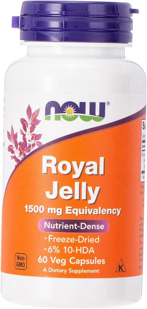 NOW SUPPLEMENTS - NOW Foods Supplements Royal Jelly 1500Mg. 60 Capsulas - The Red Vitamin MX - Suplementos Alimenticios - {{ shop.shopifyCountryName }}