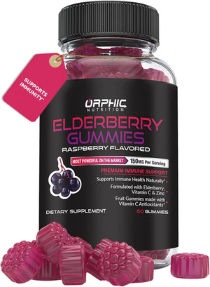 ORPHIC NUTRITION - ORPHIC NUTRITION Elderberry Gummies with Vitamin C and Zinc 60 Gomitas - The Red Vitamin MX - Suplementos Alimenticios - {{ shop.shopifyCountryName }}