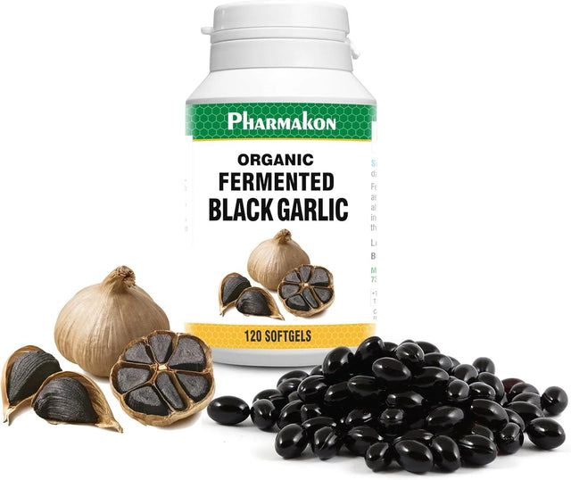 PHARMAKON - PHARMAKON Organic Aged Black Garlic 120 Capsulas Blandas - The Red Vitamin MX - Suplementos Alimenticios - {{ shop.shopifyCountryName }}