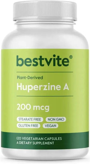 BESTVITE - BESTVITE Huperzine A 200mcg 120 Capsulas - The Red Vitamin MX - Suplementos Alimenticios - {{ shop.shopifyCountryName }}