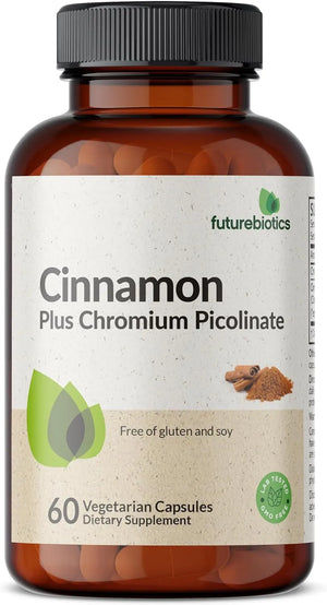 FUTUREBIOTICS - Futurebiotics Cinnamon Plus Chromium Picolinate 60 Capsulas - The Red Vitamin MX - Suplementos Alimenticios - {{ shop.shopifyCountryName }}