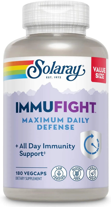SOLARAY - SOLARAY Immufight Maximum Daily Defense 180 Capsulas - The Red Vitamin MX - Suplementos Alimenticios - {{ shop.shopifyCountryName }}